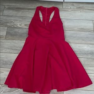 Lulus Pink Skater Dress